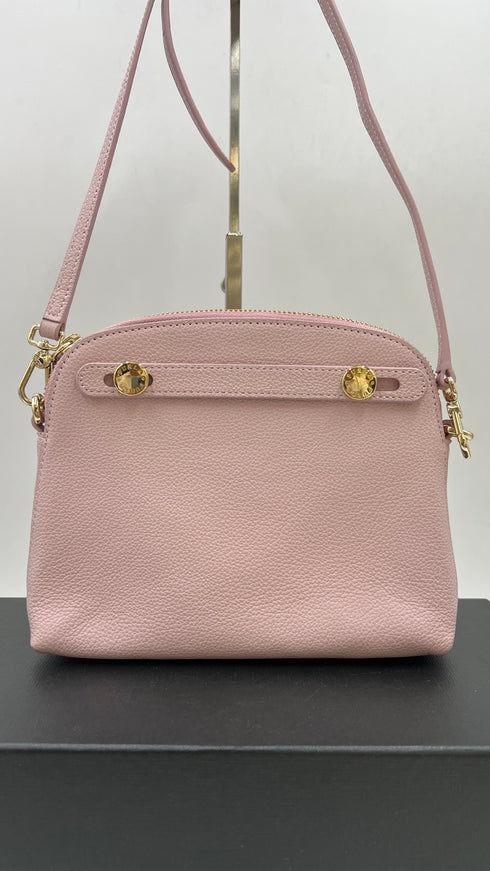 Borsa pelle con tracolla