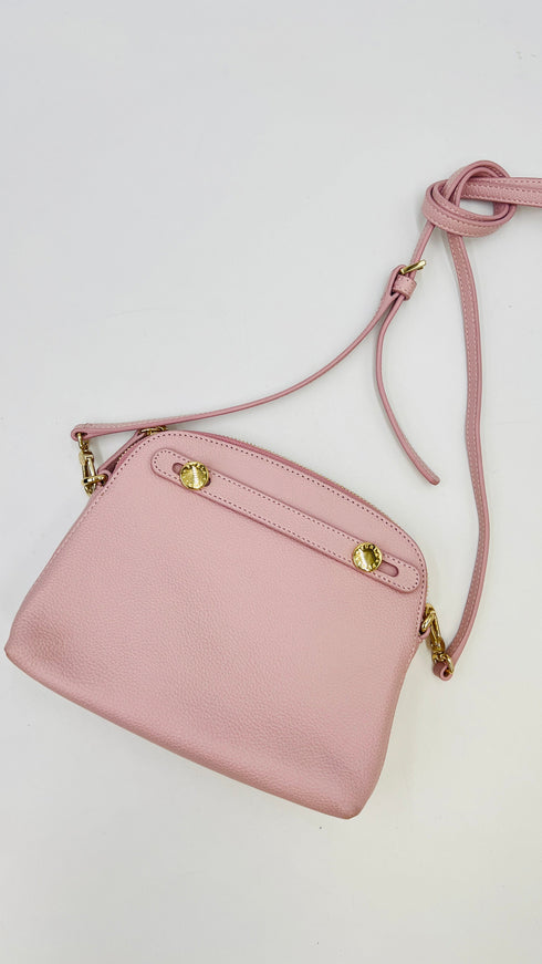 Borsa pelle con tracolla