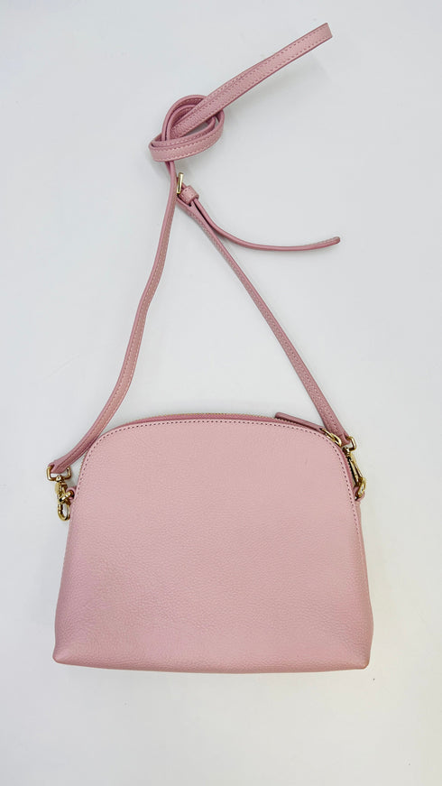 Borsa pelle con tracolla