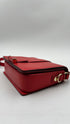 Borsa pelle rossa