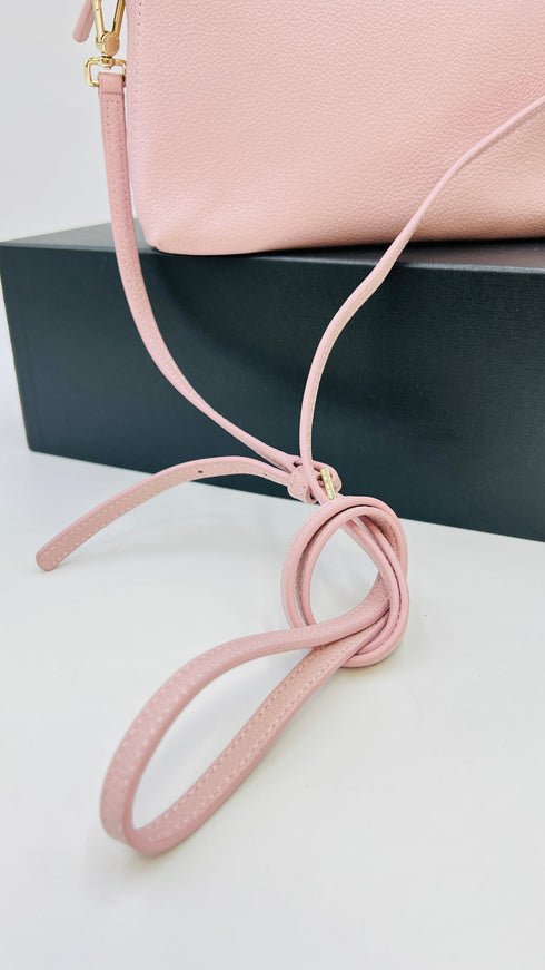 Borsa pelle con tracolla