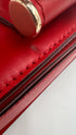 Borsa pelle rossa