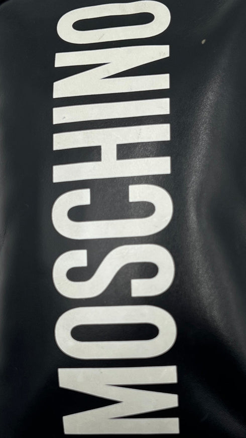 Borsa pelle logo