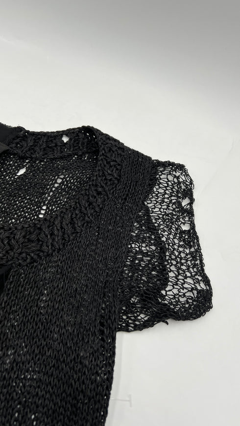 Top nero asimmetrico