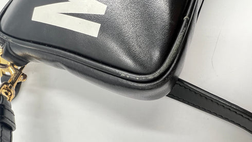 Borsa pelle logo