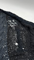 Cardigan oversize lungo nero