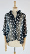 Camicia boxy a pois