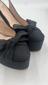 Scarpe platform con fiocco