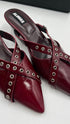Mules pelle N.39
