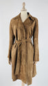 Trench in suede