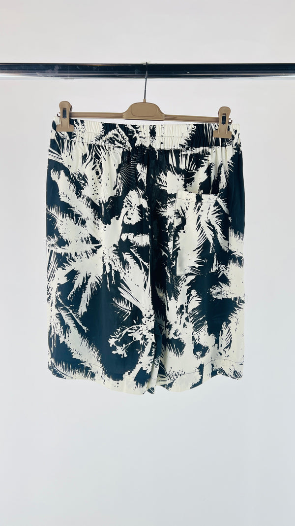 Bermuda con stampa palme
