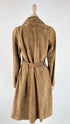 Trench in suede