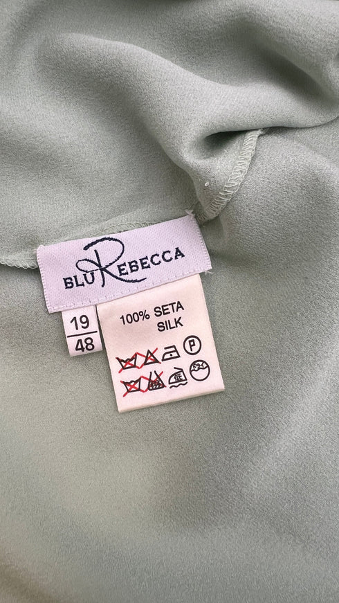 Camicia con canotta in seta