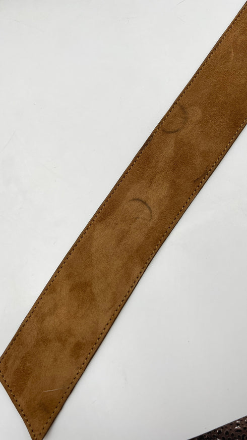 Trench in suede