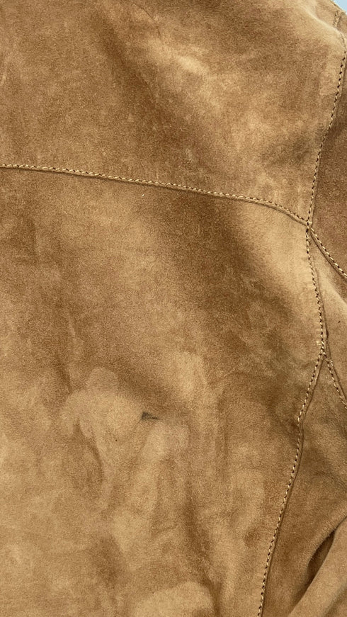 Trench in suede