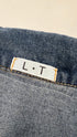 Giacca denim eco-pelliccia