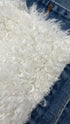 Giacca denim eco-pelliccia