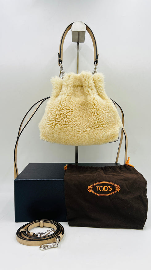 Borsa in shearling