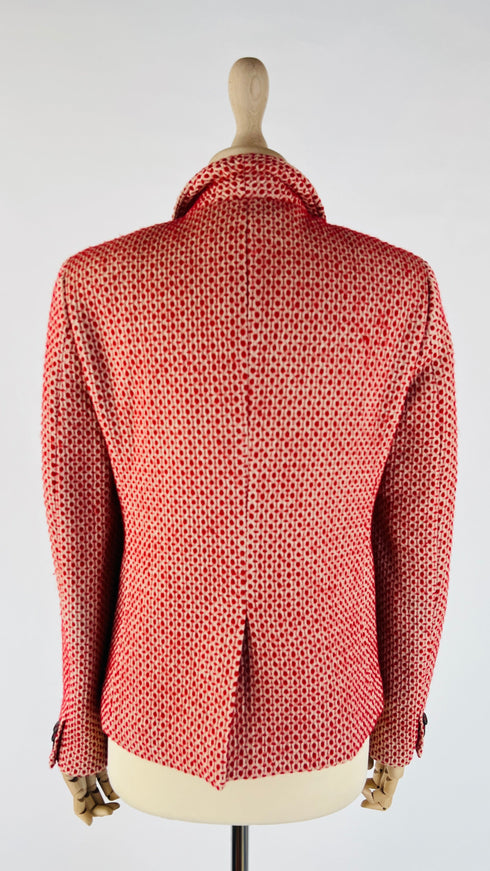 Blazer lana geometrico