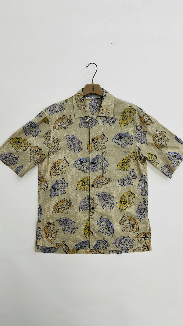 Camicia stampa elefanti
