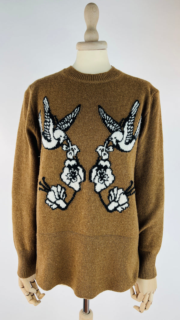 Maglia Uccelli in lana