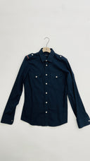 Camicia regular blu GUCCI