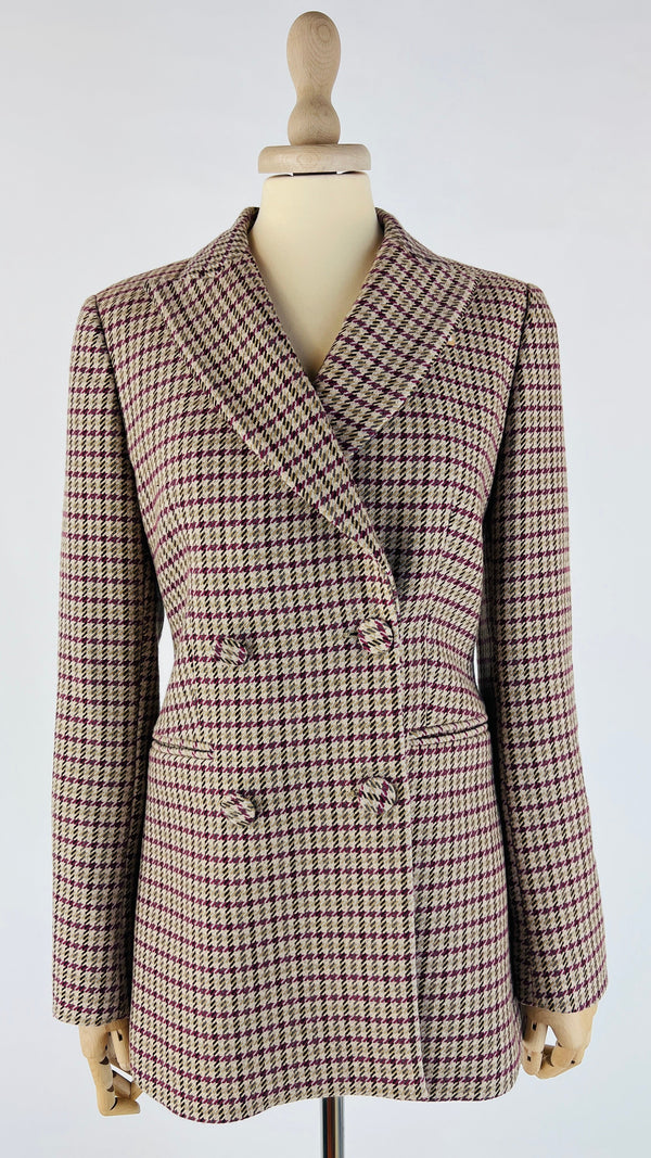 Blazer pied de poule