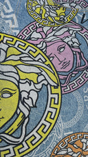 Jeans stampa medusa Versace