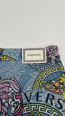 Jeans stampa medusa Versace