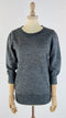Pull-over argentato