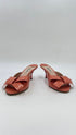 Mules pelle verniciata con fiocco N.38