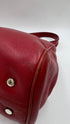 Borsa in pelle rossa