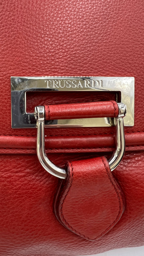 Borsa in pelle rossa