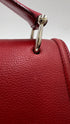 Borsa in pelle rossa