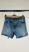 Shorts in jeans con cartellino