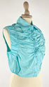 Camicia smanicata arricciata