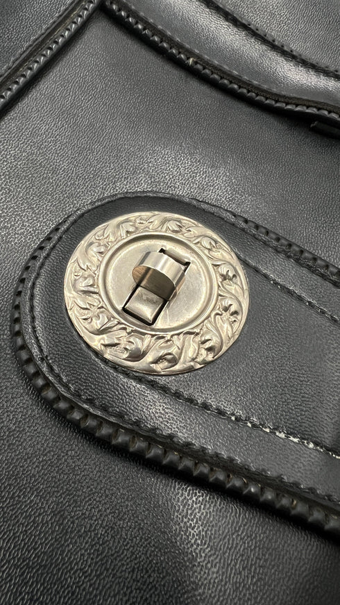 Borsa pelle vintage