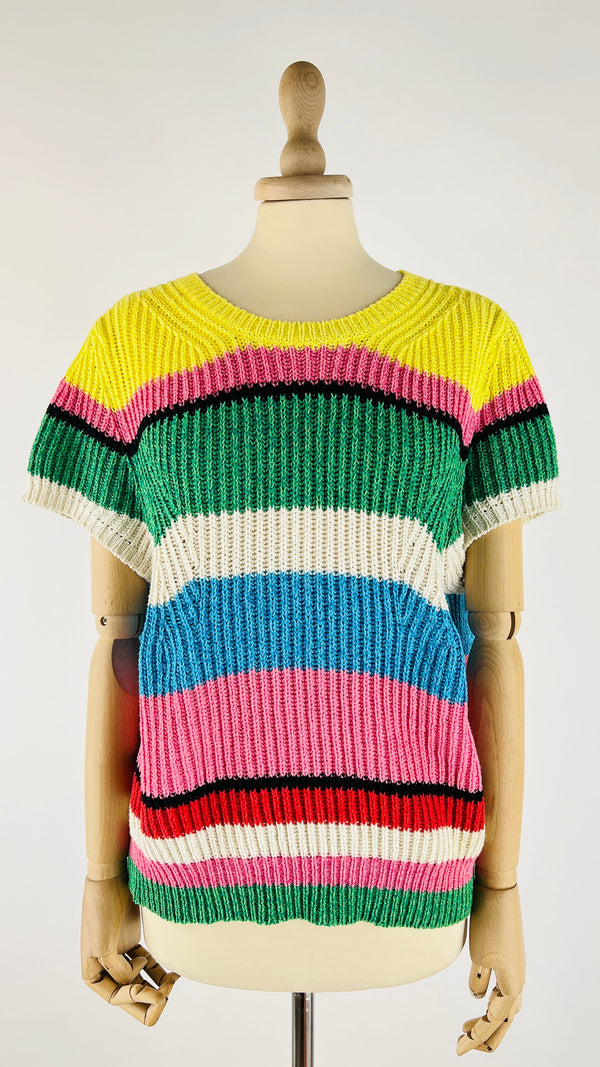 Maglia a righe multicolor