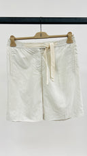 Shorts in seta a righe PRADA