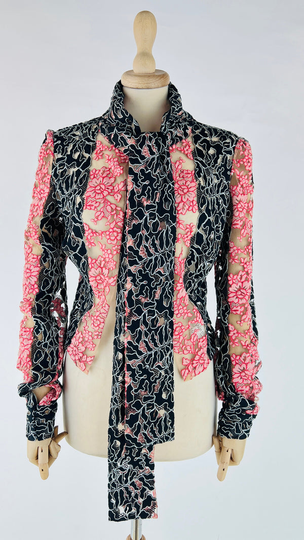 Camicia bolero in pizzo