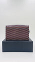 Pochette geometrica saffiano