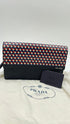 Pochette geometrica saffiano