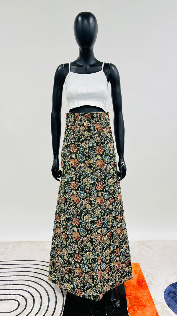 Gonna broccato SS16