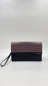 Pochette geometrica saffiano