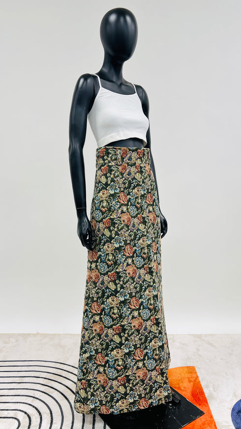 Gonna broccato SS16