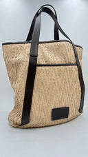 Maxi Shopper in rafia GIORGIO ARMANI