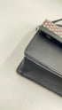 Pochette geometrica saffiano