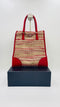 Tote bag tweed pelle
