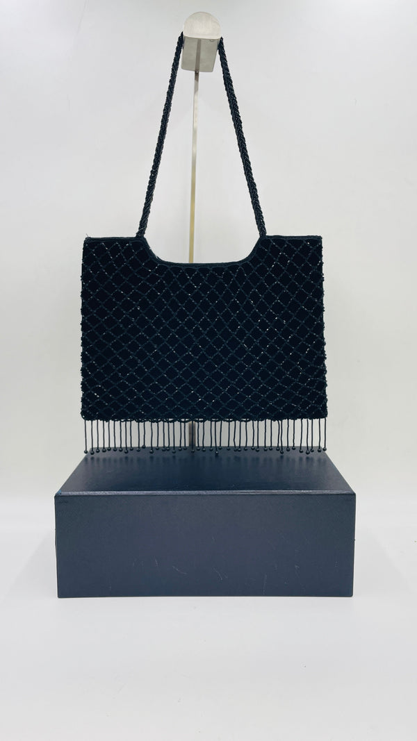 Borsa velluto e perline