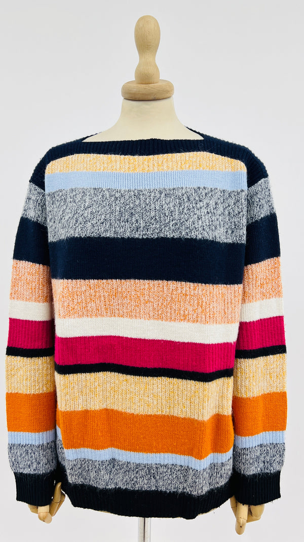 Maglione a righe